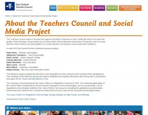 Teachers council social media